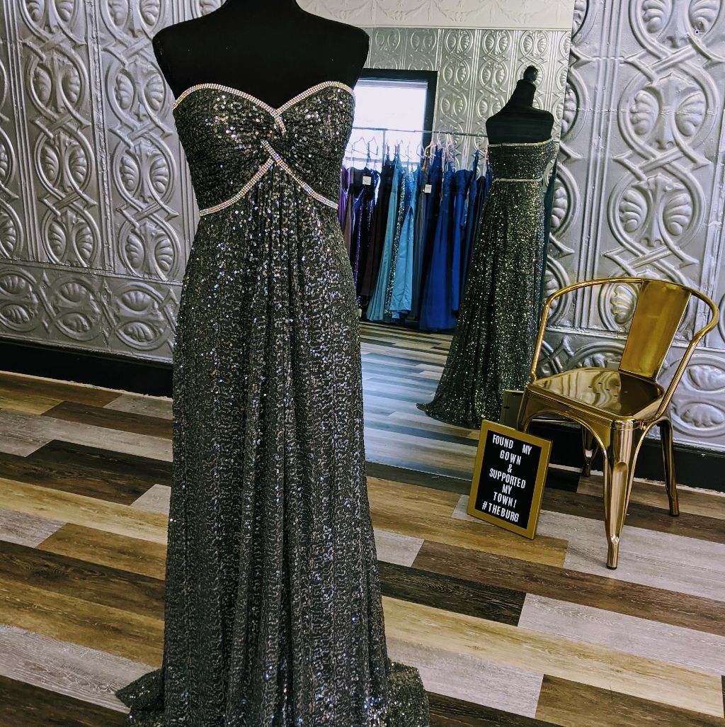 Nwt La Femme Sequin Dress